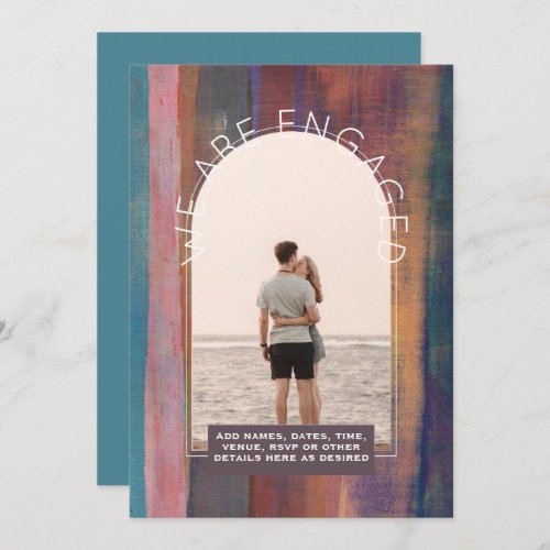 MODERN PHOTO ENGAGEMENT INVITE _ Mixed Colors