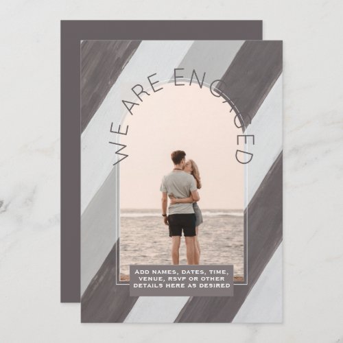 MODERN PHOTO ENGAGEMENT INVITE _ Mixed Colors