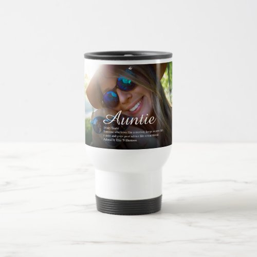 Modern Photo Favourite Aunt Auntie Definition Travel Mug