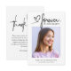 Modern Photo Funeral Memorial Sympathy