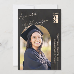 Modern Photo Graduation Invitation