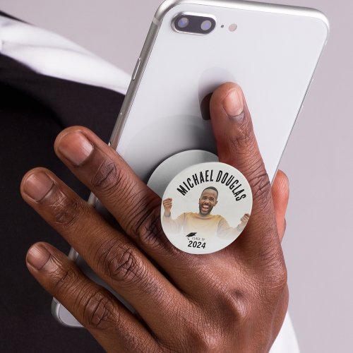 Modern Photo Graduation  PopSocket