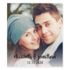 Modern Photo Handwritten Script Custom Wedding