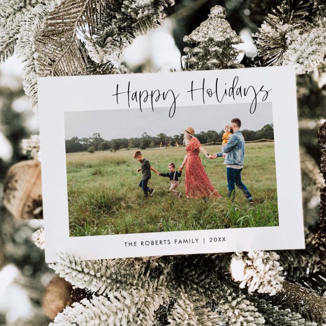 Modern Photo Holiday Card | Christmas Card (Creator Uploaded)