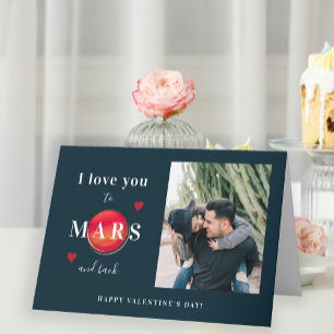 Modern photo I love you Happy Valentine's Day Holiday Card