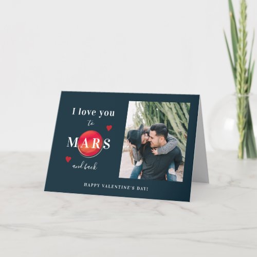 Modern photo I love you Happy Valentines Day Holiday Card