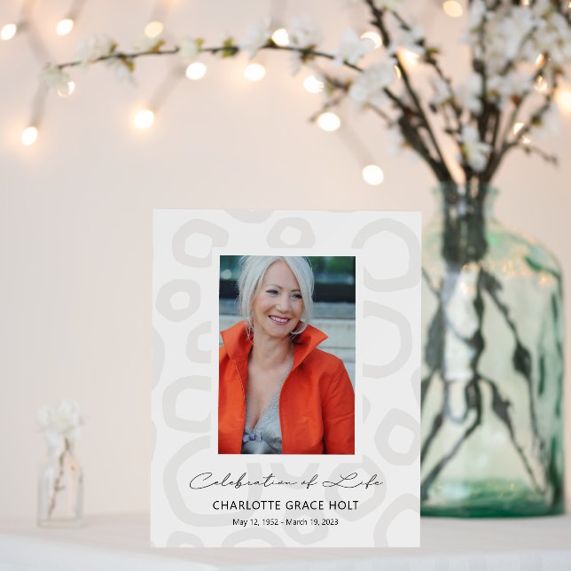 Modern Photo Memorial Foam Board (In Situ (Wedding))