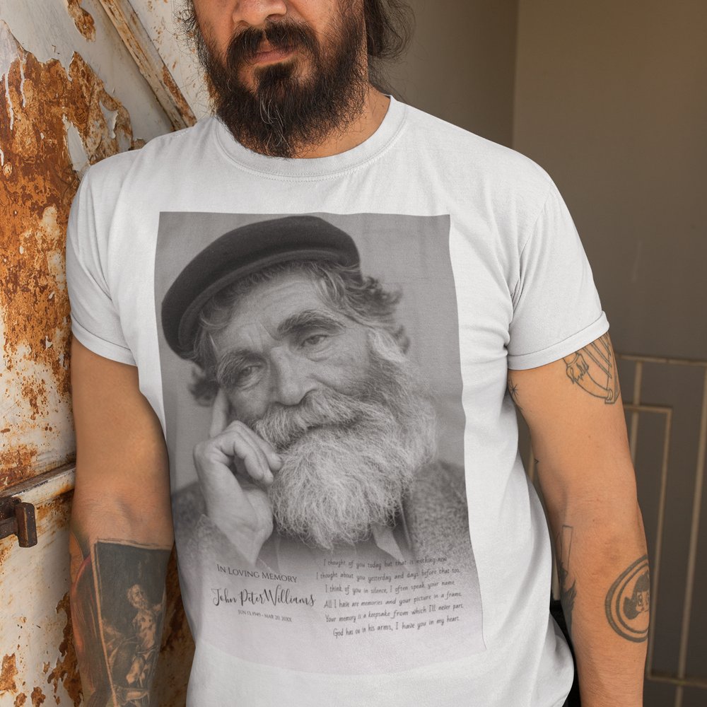 Discover Modern Photo Memorial Personalized T-Shirt