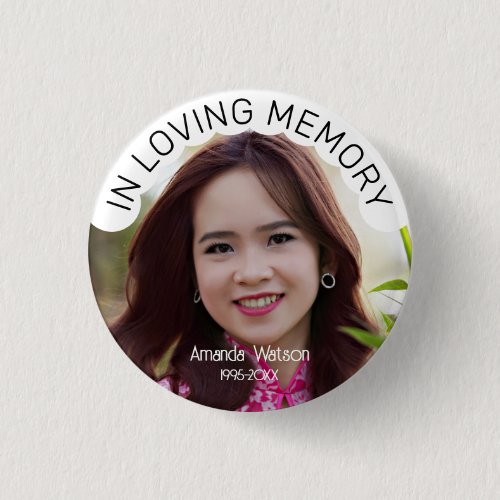 Modern Photo Memorial Tribute Funeral