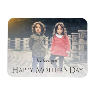Modern Photo Mother's Day Magnet