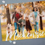 Modern Photo Name Personalized Jigsaw Puzzle