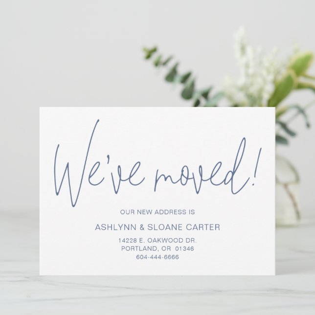 Modern Photo New Home Announcement (Standing Front)