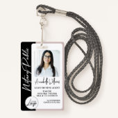 Modern Photo Notary Public Badge | Zazzle