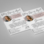 Modern Photo Notary Signing Agent  Flyer<br><div class="desc">Modern,  trendy Notary photo business flyer features single photo,  contact details on a dusty rose and white background. Personalize further with your services and social media details.</div>