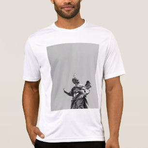 Modern photo of statue at St. Angelo bridge T-Shirt