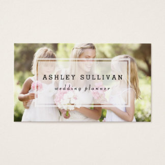 Modern Photo Overlay | Photography Business Card