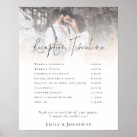 Modern Photo Overlay Reception Timeline