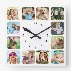 Modern Photo Personalized Acrylic Wall Clock