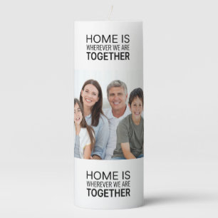 Modern Photo Pillar Candle