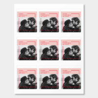 Modern Photo | Red & Pink Happy Valentines Gift