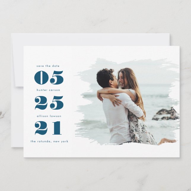 Modern Photo Save the Date (Front)