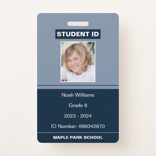 Modern Photo School Student ID  Badge