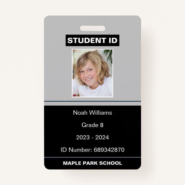 Modern Photo School Student ID  Badge (Front)