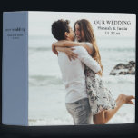 Modern Photo Simple Dusty Blue Wedding Planner 3 R 3 Ring Binder<br><div class="desc">Modern Photo Simple Dusty Blue Wedding Planner 3 Ring Binder
Modern Photo Simple Terra Cotta Wedding Planner Elegant Minimalist Planner</div>
