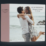 Modern Photo Simple Mauve Pink Wedding Planner 3 R 3 Ring Binder<br><div class="desc">Modern Photo Simple Mauve Pink Wedding Planner 3 Ring Binder
Modern Photo Simple Terra Cotta Wedding Planner Elegant Minimalist Planner</div>