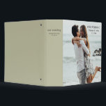 Modern Photo Simple Sage Green Wedding Planner 3 R 3 Ring Binder<br><div class="desc">Modern Photo Simple Sage Green Wedding Planner 3 Ring Binder
Modern Photo Simple Sage Green Wedding Planner Elegant Minimalist Planner</div>