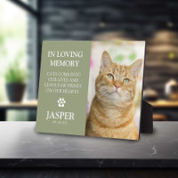 Modern Photo & Sympathy Quote Pet Loss Memorial