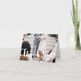 Modern Photo Thank You Card