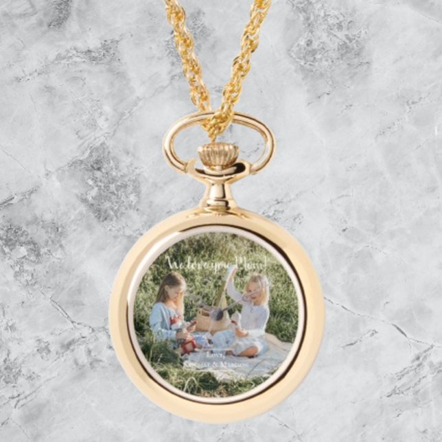 Modern Photo We Love you Mom eWatch Watch (Modern Photo We Love You Mom Pocket Watch)
