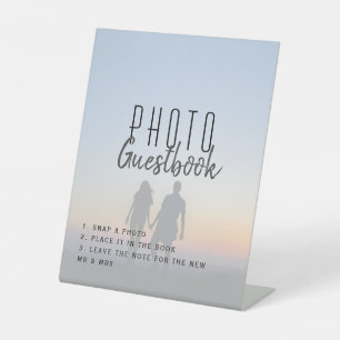 Modern Photo Wedding Guestbook Sign