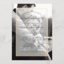 Modern Photo Wedding Invitation
