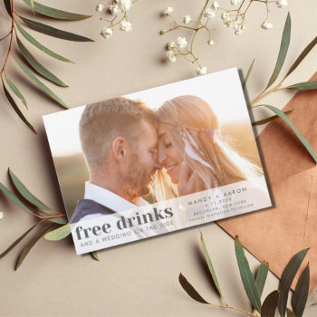 Modern Photo Wedding Save The Date by stylelily at Zazzle