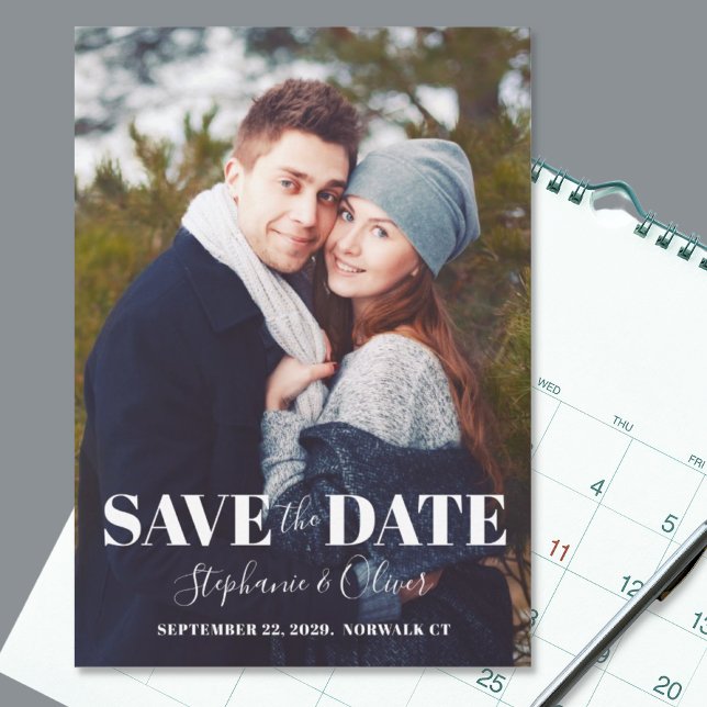 Modern Photo Wedding Save the Date  (Creator Uploaded)