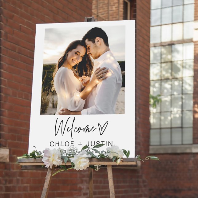 Modern Photo Welcome Sign Calligraphy Simple Clean (Creator Uploaded)
