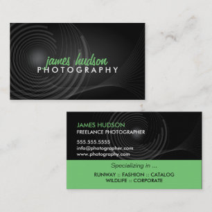 Modern Photographer Business Card