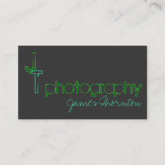 Modern Photographer Business Card