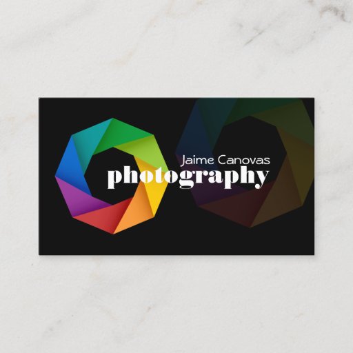 Customizable Photographer Business Cards
