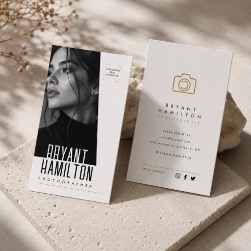 Modern Photographer Business Card Template
