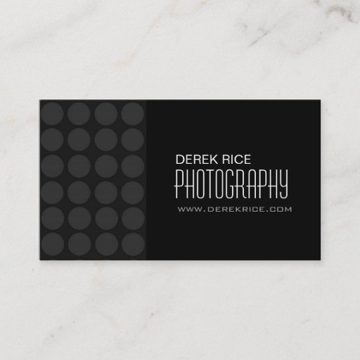 Customizable Modern Photographer Business Cards