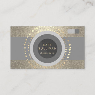 modern photographer design business card