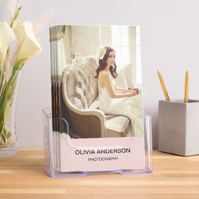 Modern Photographer Professional Business Tri-Fold Brochure (Insitu)