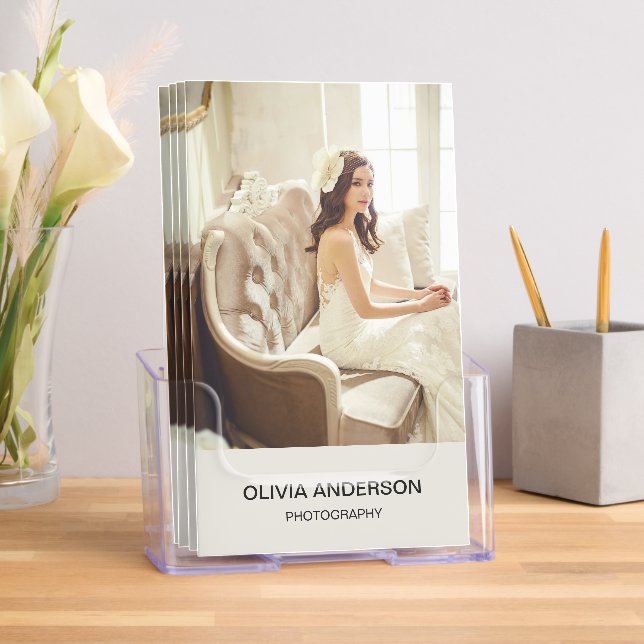 Modern Photographer Professional Business Tri-Fold Brochure (Insitu)