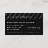 Modern Photography Business Cards (Back)