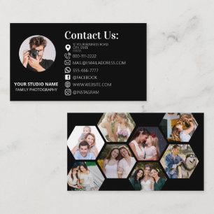 Modern Photography Marketing Camera Photographer Business Card