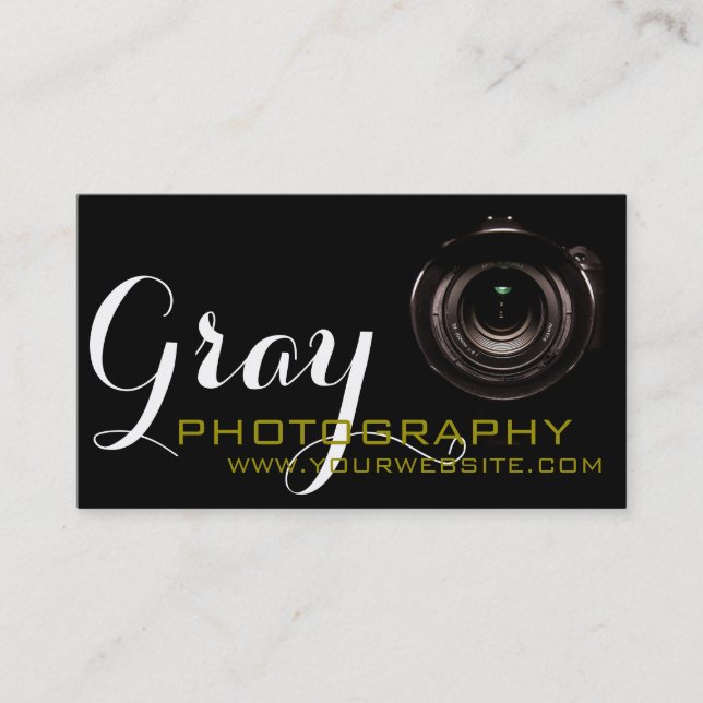 Modern Photography, Photographer Business Card (Front)