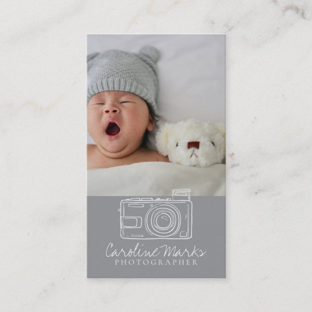 Modern Photography professional Business Card (Front)